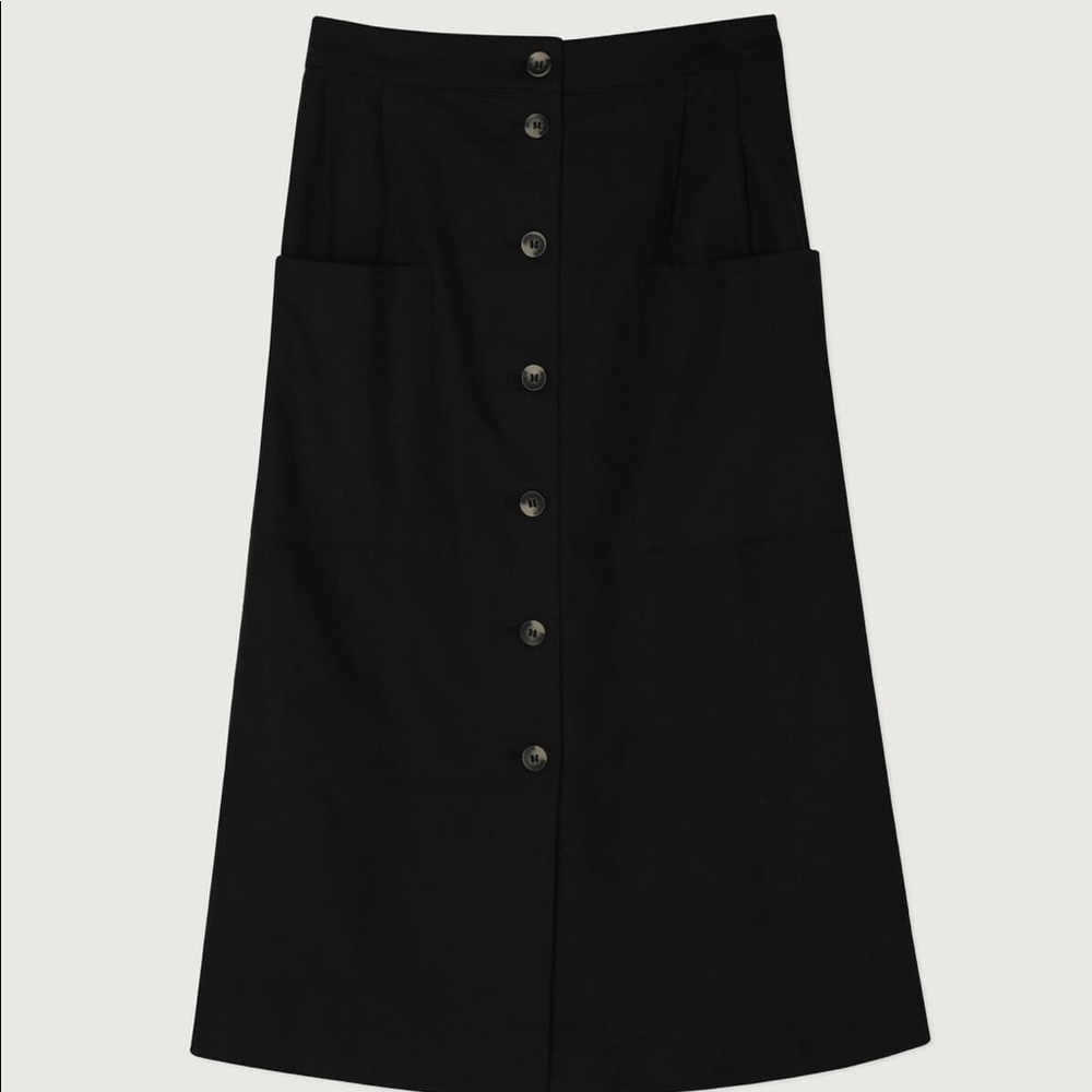 NWT Oak + Fort Skirt elastic waist w/ pockets